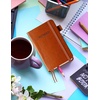 image:imageAISBUGUR Small Notebook Journal  3 Pack Total 480 Pages  Pocket Notebooks with Pens for Work  37 x 57 A6 Notebook  Hardcover Mini Notebooks1Black 1Brown