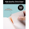 image:imageAISBUGUR Small Notebook Journal  3 Pack Total 480 Pages  Pocket Notebooks with Pens for Work  37 x 57 A6 Notebook  Hardcover Mini Notebooks2Brown