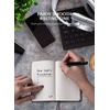 image:imageAISBUGUR Small Notebook Journal  3 Pack Total 480 Pages  Pocket Notebooks with Pens for Work  37 x 57 A6 Notebook  Hardcover Mini Notebooks2Brown
