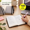 image:imageAISBUGUR Small Notebook Journal  3 Pack Total 480 Pages  Pocket Notebooks with Pens for Work  37 x 57 A6 Notebook  Hardcover Mini Notebooks3Black