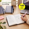 image:imageAISBUGUR Small Notebook Journal  3 Pack Total 480 Pages  Pocket Notebooks with Pens for Work  37 x 57 A6 Notebook  Hardcover Mini Notebooks3Blue