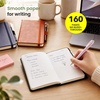 image:imageAISBUGUR Small Notebook Journal  3 Pack Total 480 Pages  Pocket Notebooks with Pens for Work  37 x 57 A6 Notebook  Hardcover Mini Notebooks3set1Brown 1Blue 1Black
