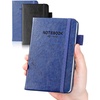image:imageAISBUGUR Small Notebook Journal  3 Pack Total 480 Pages  Pocket Notebooks with Pens for Work  37 x 57 A6 Notebook  Hardcover Mini Notebooks1Black 1Blue