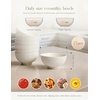 image:imageAISBUGUR Dessert Bowls Set of 810 OZ Ceramic Small Bowls for Kitchen45 White Ice Cream Bowls for Dishwasher amp Microwave Safe10 oz 8 pieces White