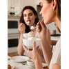 image:imageAISBUGUR Dessert Bowls Set of 810 OZ Ceramic Small Bowls for Kitchen45 White Ice Cream Bowls for Dishwasher amp Microwave Safe10 oz 8 pieces White