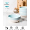 image:imageAISBUGUR Dessert Bowls Set of 810 OZ Ceramic Small Bowls for Kitchen45 White Ice Cream Bowls for Dishwasher amp Microwave Safe26 oz 4 pieces Blue