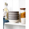 image:imageAISBUGUR Dessert Bowls Set of 810 OZ Ceramic Small Bowls for Kitchen45 White Ice Cream Bowls for Dishwasher amp Microwave Safe26 oz 4 pieces Gray