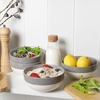 image:imageAISBUGUR Dessert Bowls Set of 810 OZ Ceramic Small Bowls for Kitchen45 White Ice Cream Bowls for Dishwasher amp Microwave Safe26 oz 4 pieces Gray
