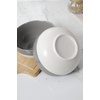image:imageAISBUGUR Dessert Bowls Set of 810 OZ Ceramic Small Bowls for Kitchen45 White Ice Cream Bowls for Dishwasher amp Microwave Safe26 oz 4 pieces Gray