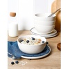 image:imageAISBUGUR Dessert Bowls Set of 810 OZ Ceramic Small Bowls for Kitchen45 White Ice Cream Bowls for Dishwasher amp Microwave Safe26 oz 4 pieces Matte White