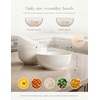 image:imageAISBUGUR Dessert Bowls Set of 810 OZ Ceramic Small Bowls for Kitchen45 White Ice Cream Bowls for Dishwasher amp Microwave Safe39 oz 4 pieces White