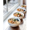 image:imageAISBUGUR Dessert Bowls Set of 810 OZ Ceramic Small Bowls for Kitchen45 White Ice Cream Bowls for Dishwasher amp Microwave Safe6in
