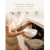 image:imageAISBUGUR Dessert Bowls Set of 810 OZ Ceramic Small Bowls for Kitchen45 White Ice Cream Bowls for Dishwasher amp Microwave Safe6in