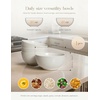 image:imageAISBUGUR Dessert Bowls Set of 810 OZ Ceramic Small Bowls for Kitchen45 White Ice Cream Bowls for Dishwasher amp Microwave Safe6in