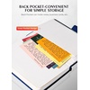image:imageAISBUGUR Pocket Notebook Small Notebook 2Pack Total 320 Pages37 x 57 Pocket Notebook 2 Pack Black1Dark Blue