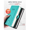image:imageAISBUGUR Pocket Notebook Small Notebook 2Pack Total 320 Pages37 x 57 Pocket Notebook 2 Pack Black1Turquoise