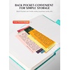 image:imageAISBUGUR Pocket Notebook Small Notebook 2Pack Total 320 Pages37 x 57 Pocket Notebook 2 Pack Black1Turquoise