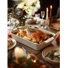 image:imageCasserole Dishes for Oven9x13 Ceramic Baking Dish42 Quarts Large Lasagna Pan with Handles Deep and Large CapacityDurable Bakeware for Lasagna Home Decor Wedding Gift WhiteAWhite