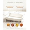 image:imageCasserole Dishes for Oven9x13 Ceramic Baking Dish42 Quarts Large Lasagna Pan with Handles Deep and Large CapacityDurable Bakeware for Lasagna Home Decor Wedding Gift WhiteAWhite