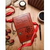 image:imageTo My Daughter Gift Leather Writing Journal from Mum with Inspirational Quotes  Retro Tree of Life Faux Birthday Wedding Graduation Back to School Personal Diary mum to daughterSister Gift