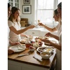 image:imageAISBUGUR Butter Knife Spreader 4Pack Knives with Comfortable Handle and Stainless Steel Blade Cheese Spreader for Kitchen 53 White6Pack