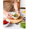 image:imageAISBUGUR Bowls Set of 610 OZ Ceramic Small Dessert Bowls for Kitchen5Inch White Ice Cream Bowls for DessertIce CreamSnacksRiceFruit Soup  Dishwasher amp Microwave Safe