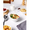 image:imageAISBUGUR Bowls Set of 610 OZ Ceramic Small Dessert Bowls for Kitchen5Inch White Ice Cream Bowls for DessertIce CreamSnacksRiceFruit Soup  Dishwasher amp Microwave Safe