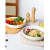 image:imageAISBUGUR Large Pasta Bowls 62oz Salad Bowls Set of 2 10 Serving Bowls for Dinner Ceramic Shallow Bowls Set Plates for Serving Soup Pasta Noodles Dinner Microwave amp Dishwasher Safe White