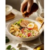 image:imageAISBUGUR Pasta Bowls 38oz Ceramic Pasta Plates Set of 6 87 Salad Bowls Serving Bowls White Blates for Eating Wide and Shallow Bowls Plates for Serving Dinner Microwave Dishwasher Safe