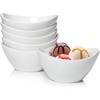 image:imageAISBUGUR Bowls Set of 610 OZ Ceramic Small Dessert Bowls for Kitchen5Inch White Ice Cream Bowls for DessertIce CreamSnacksRiceFruit Soup  Dishwasher amp Microwave Safe