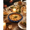 image:imageAISBUGUR Pie Pan for Baking 9 Inch Ceramic Pie Dish Quiche Baking Dish NonStick Dishwasher amp Oven Safe Reactive Glaze Blue
