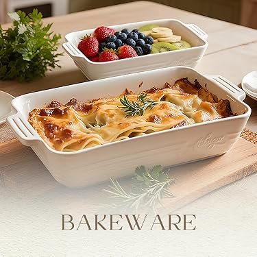 AISBUGUR Ceramic Butter Dish With Matching Butter Knife, Farmhouse Style Countertop Storage