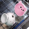 image:imageRaised Cat Food Bowl Ceramic 15 Tilted Cat Food Bowls Protect Cats Spine Anti Vomiting Backflow Prevention Bowls for Adult Kitty Kitten and Small Dogs GreenPinkWater Bowl